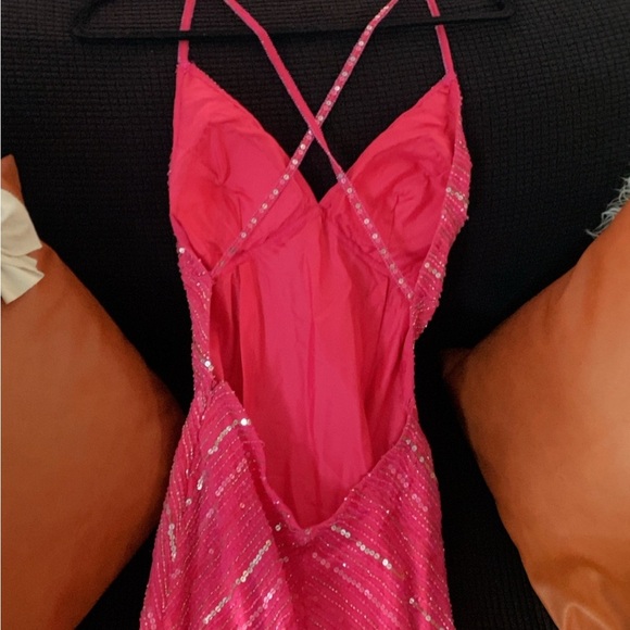 Scala Fuchsia Sequin Dress - Picture 5 of 8